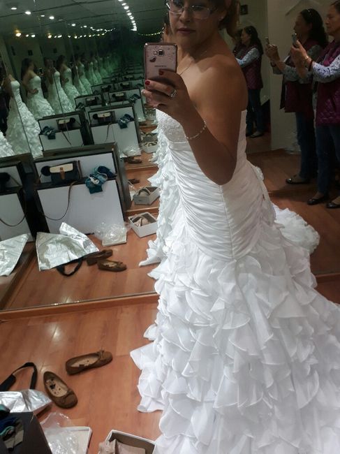  últimos ajustes de vestido😍😍 - 3