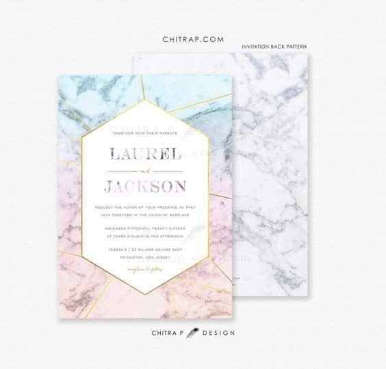Toques geométricos en tus invitaciones 5