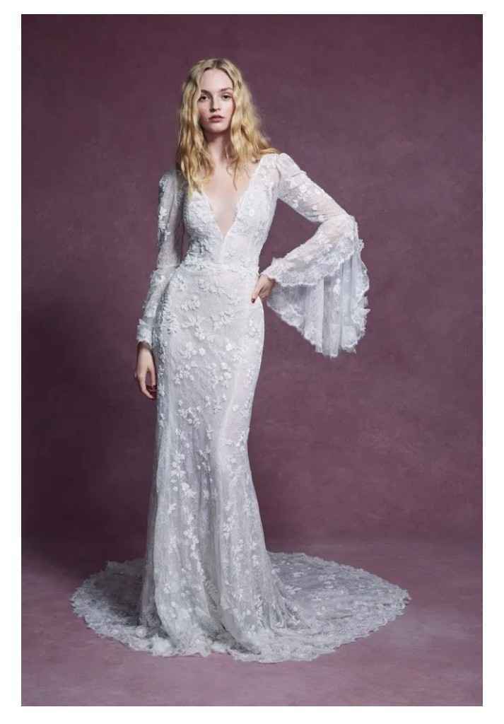 Vestidos colección otoño 2020 Ikebana by Marchesa - 1
