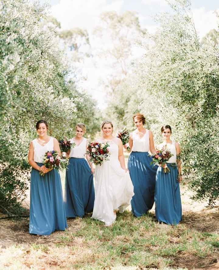 Damas de honor diferentes, pero lindas. 😍🙃 - 6