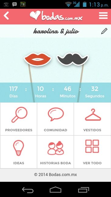 A cuantos días del gran día?? - 1
