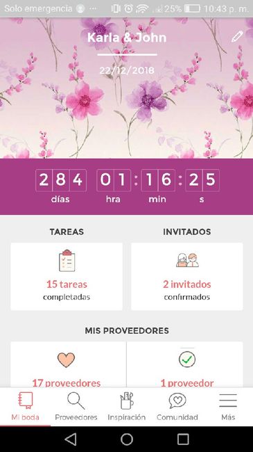 ¿Cuánto falta para que se casen? - 1