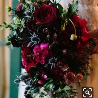 Ramo para vestido de novia blanco y negro - 2