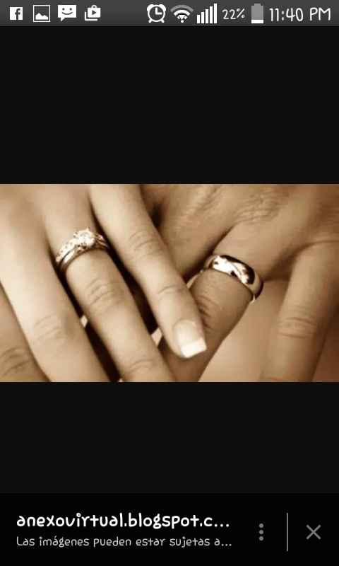Ustedes como usaran su anillo y argolla? - 2