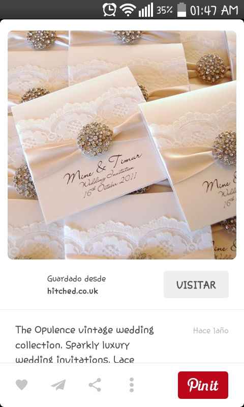 Ideas de invitaciones elegantes ????? - 1