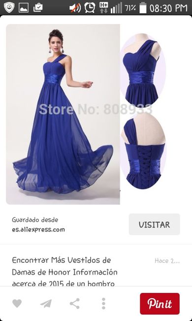 Vestido para mis damas... - 1