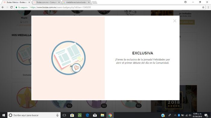 Medalla Exclusiva