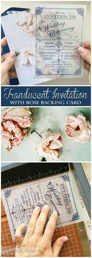 Invitaciones estilo vintage - 2