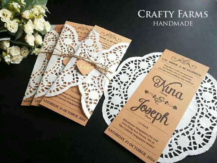 Invitaciones estilo vintage - 4