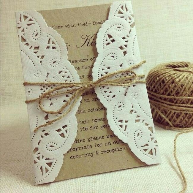 Invitaciones estilo vintage - 7