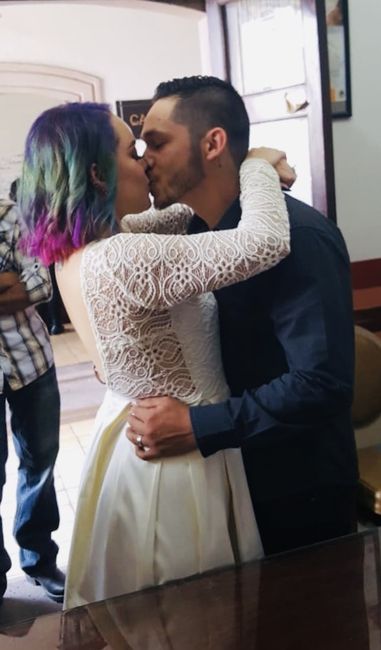 Mi boda civil 💙💜💚 2