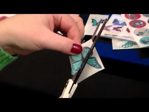 Mariposas de papel de arroz