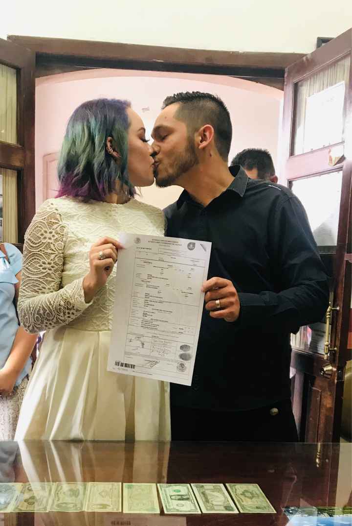 Boda civil 💙💜💚 - 1