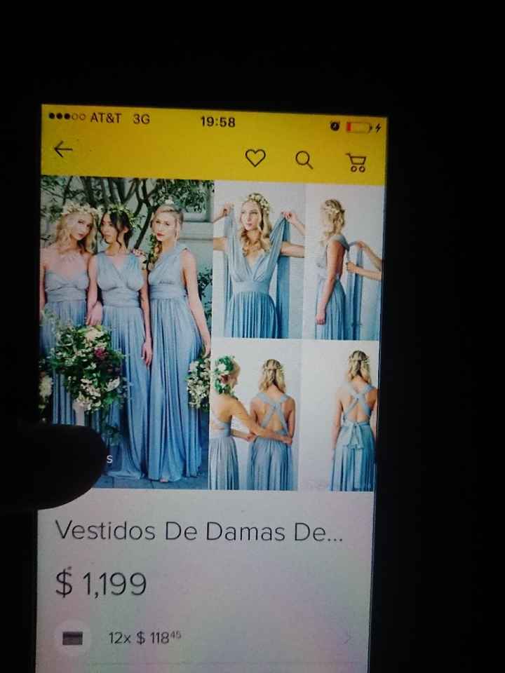 Ayuda con la vestimenta de Damas de honor - 1