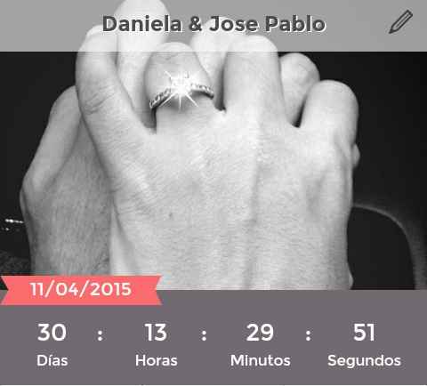 A 30 días de nuestra boda - 1