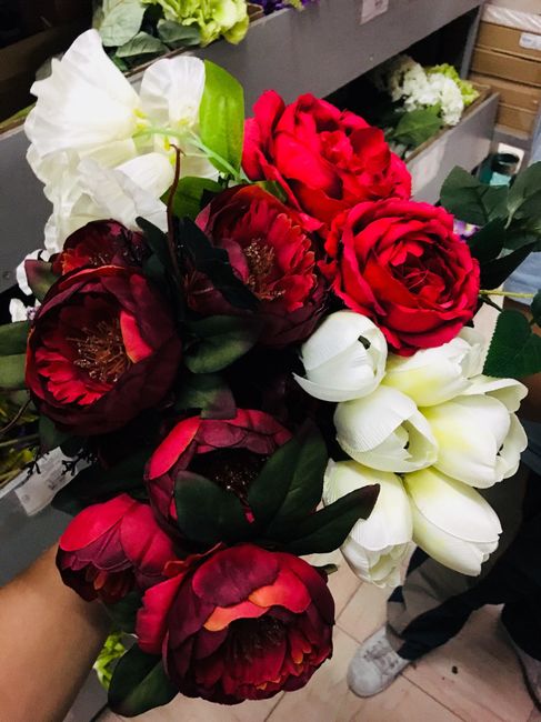  Flores artificiales  para ramo 💐 - 1