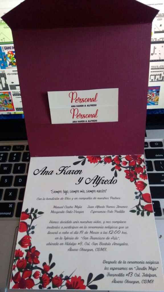 Mis invitaciones hechas con amor familiar! - 1