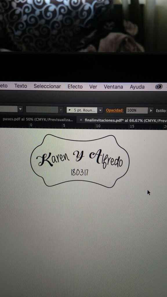 Mis invitaciones hechas con amor familiar! - 2