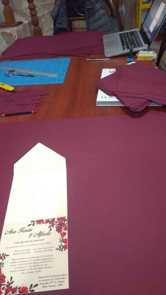 Mis invitaciones hechas con amor familiar! - 3