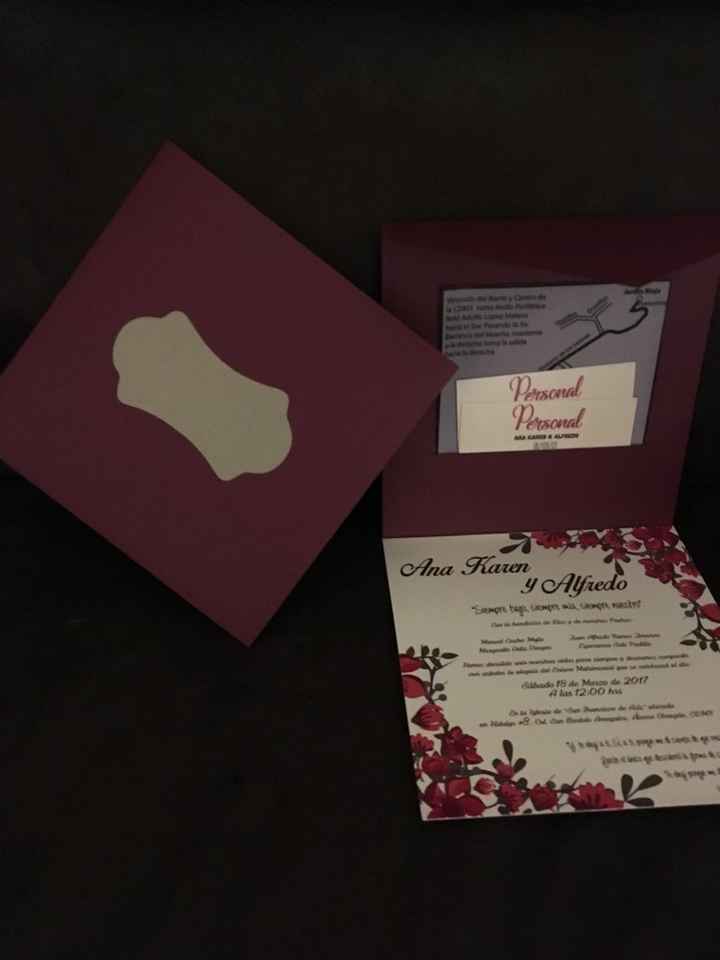 Nuestras invitaciones hechas con amor... 2da parte - 3