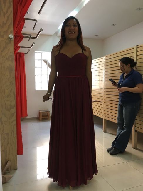 Elegido el vestido 👗 de mis damas de honor - 3