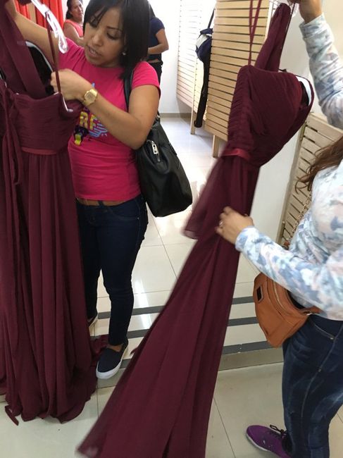 Elegido el vestido 👗 de mis damas de honor - 4