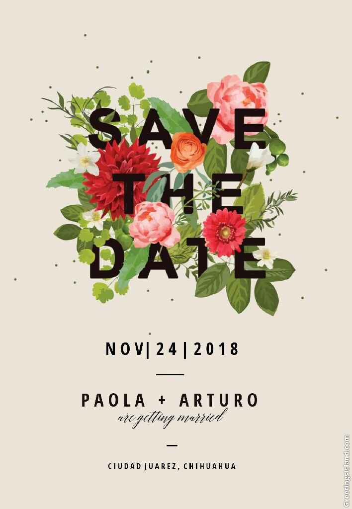 Save the date - 1