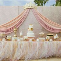 Mesa de postres color rosa - 6
