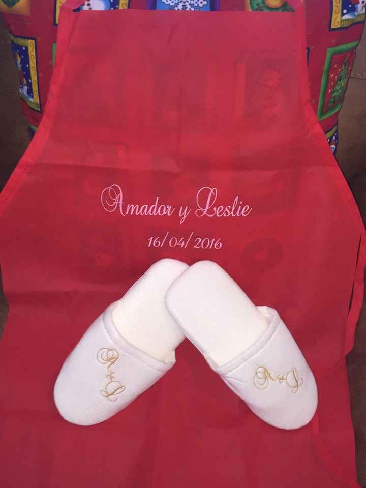 Pantuflas y mandil - 1