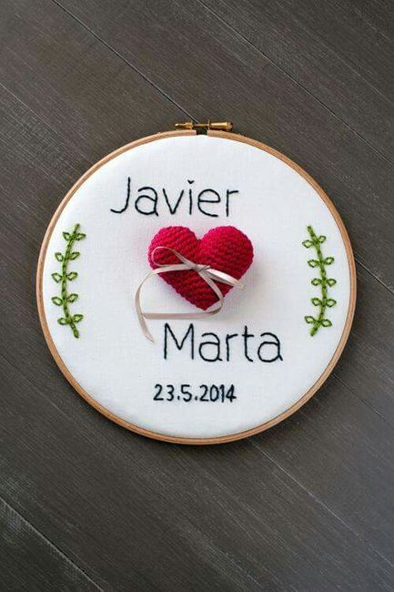  Porta anillos bordados!! - 12