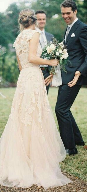 Vestidos de novia color champagne 🍾🍾 5