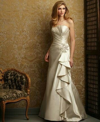 Vestidos de novia color champagne 🍾🍾 9