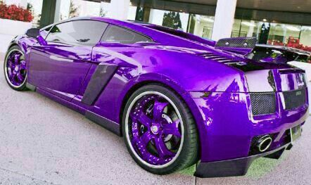  Corcel para novias en 4 llantas colores morados 👰😀🚘 - 5