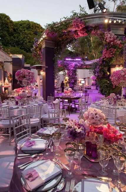  Iluminacion y decoracion en tonos morados 😍😍 - 11