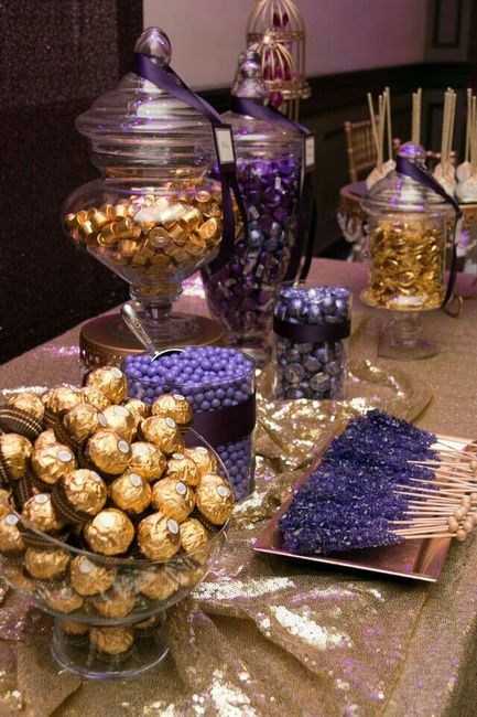  Candy bar con toques en color morado 😍😍 - 8