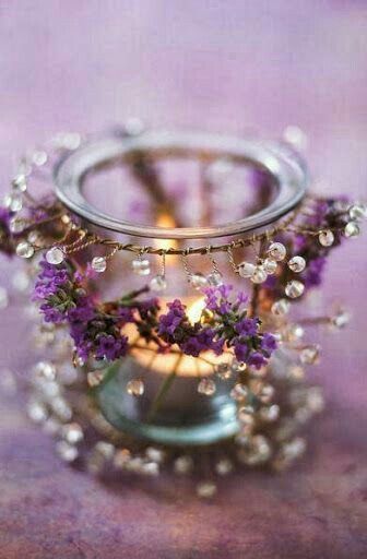  Velas y porta velas 🕯🕯💜  en color morado!!! - 3