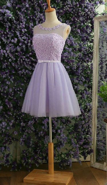  Vestidos en color morado para boda por el civil 💜💜 - 3