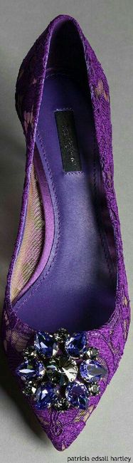  Comodidad con glamour 😉 flats en color morado 💜💜 - 1