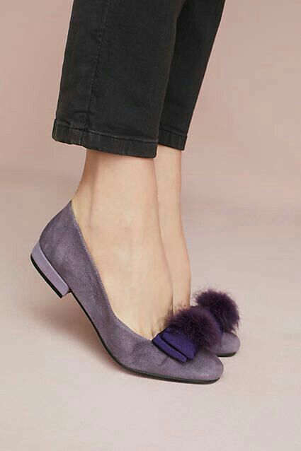  Comodidad con glamour 😉 flats en color morado 💜💜 - 4
