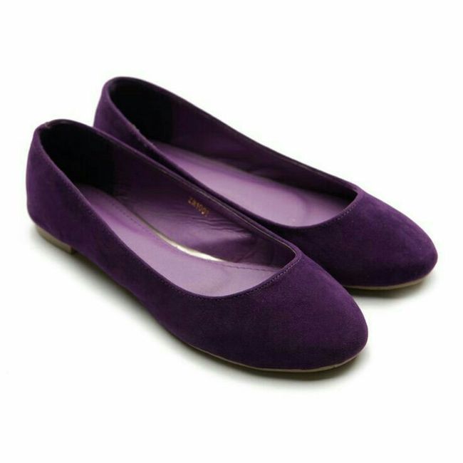  Comodidad con glamour 😉 flats en color morado 💜💜 - 9