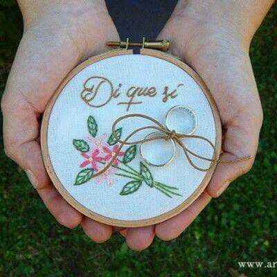  Porta anillos bordados!! - 11