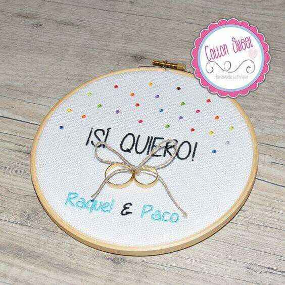  Porta anillos bordados!! - 13