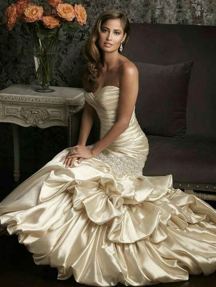  Vestidos de novia color champagne 🍾🍾 - 11