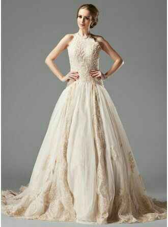  Vestidos de novia color champagne 🍾🍾 - 13