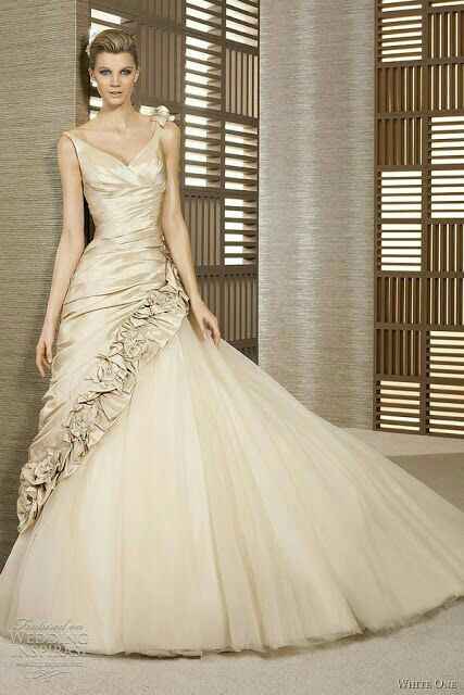  Vestidos de novia color champagne 🍾🍾 - 16
