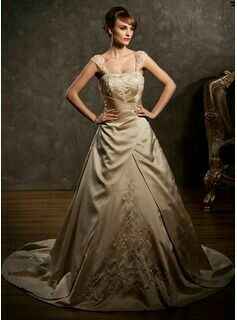  Vestidos de novia color champagne 🍾🍾 - 18