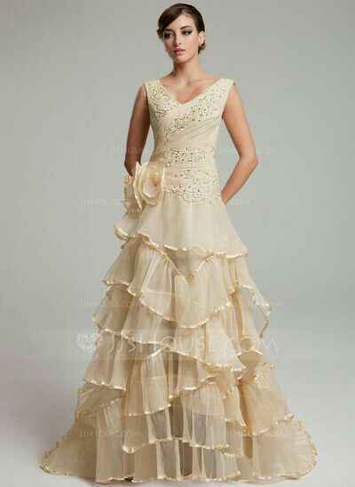  Vestidos de novia color champagne 🍾🍾 - 20