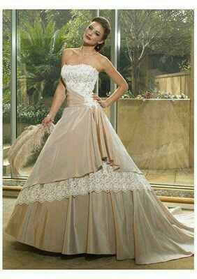  Vestidos de novia color champagne 🍾🍾 - 21