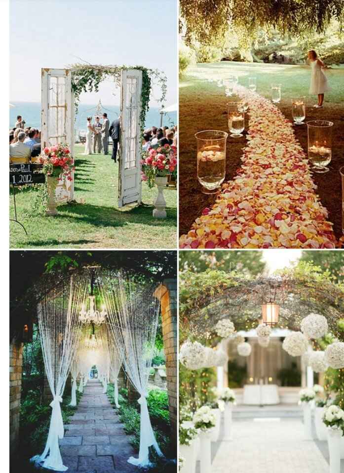  Caminos para entrada de novia 🌷👰 - 16