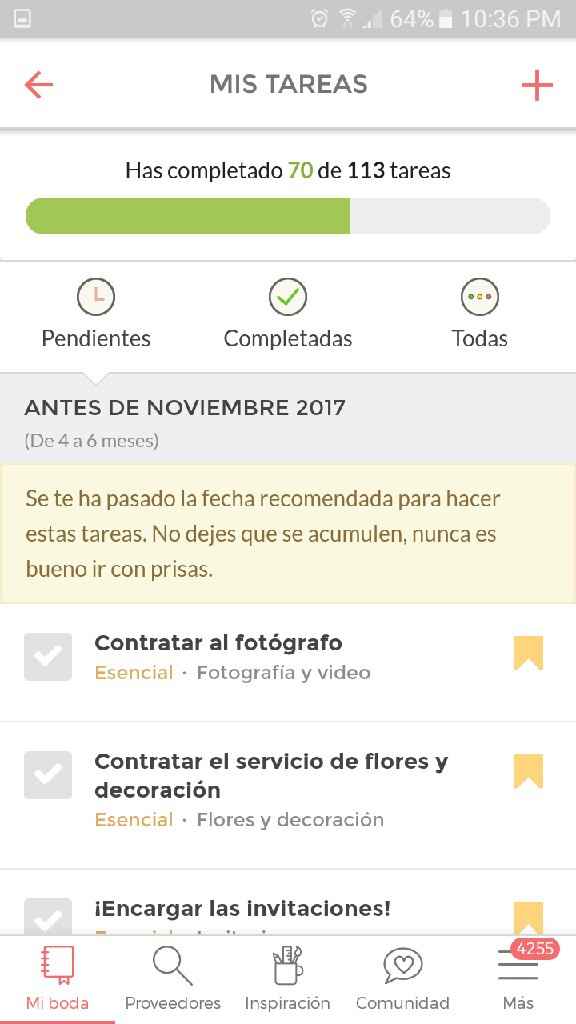 ¿Cuántas tareas llevas completadas? ✅ - 1